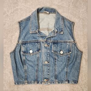BONGO Vintage Blue Denim Vest